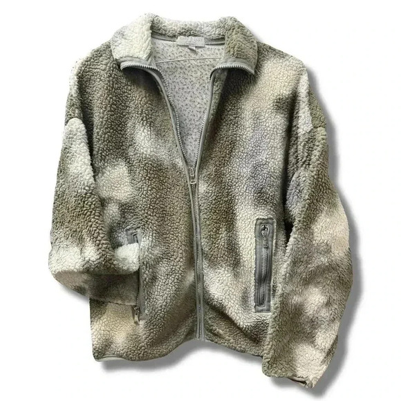 Warm & Cozy Lifestyle Women's Fuzzy Zip Up Jacket Size S - Picture 1 of 7